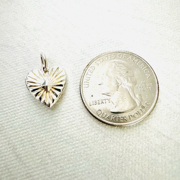 Kendra Scott Maia Heart Accent Charm, Sterling Silver, Necklace, Petite - Picture 3 of 3